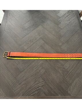 Boys Ralph Lauren Brown Leather Belt with  Brass Buckle